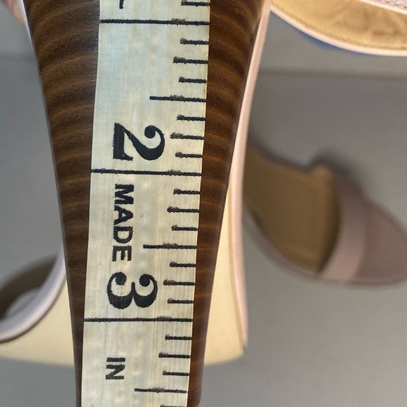 J Crew Pink Ankle Strap Block Stacked Heel Size 12 - Picture 7 of 7